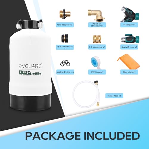 16 000 Grains Portable Water Softener for RV