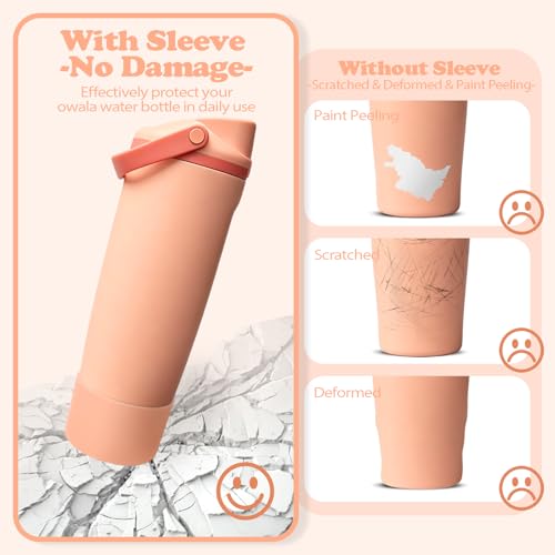 Silicone Boot for Owala 30oz & 40oz FreeSip Sway Bottles & Tumblers