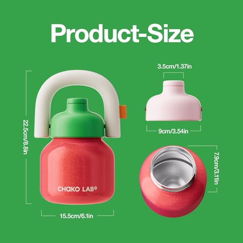 Water Bottle with Straw and Carry Handle 33oz