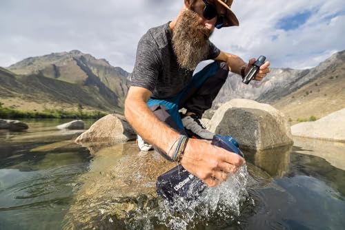 Peak Series Collapsible Squeeze Bottle Water Filter System
