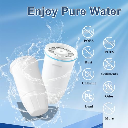 Water Filters Fit for Zero Water Pitchers and Dispenser (2 Count)
