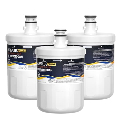NSF/ANSI 401, 53, 42 Certified Replacement for LG LT500P, ADQ72910901, GEN11042FR-08, Kenmore 9890, 469890, HDX FML-1, ADQ72910907 Refrigerator Water Filter, 3Pack (3 Count)