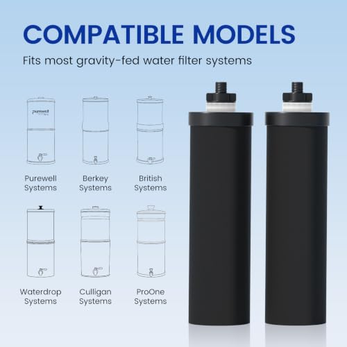 PF-2 Black 2-Stage Purification Elements, 2 Pack, K Series (2 Count)