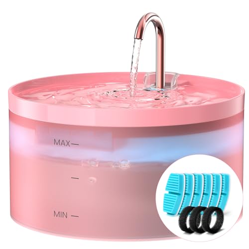 Pink Cat Water Fountain