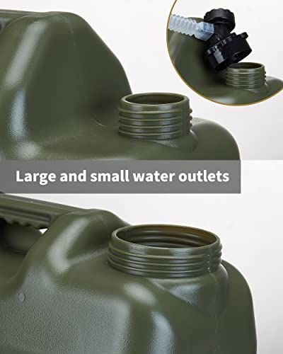 5 Gallon Camping Water Jug with Spigot (2 Count)
