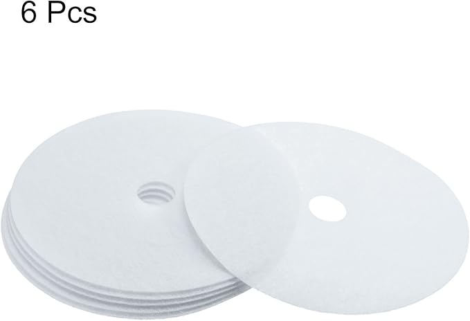MECCANIXITY Universal Cloth Dryer Exhaust Filter, Cotton 235x31mm White for Clothes Dryer Filter Replacement Pack of 6