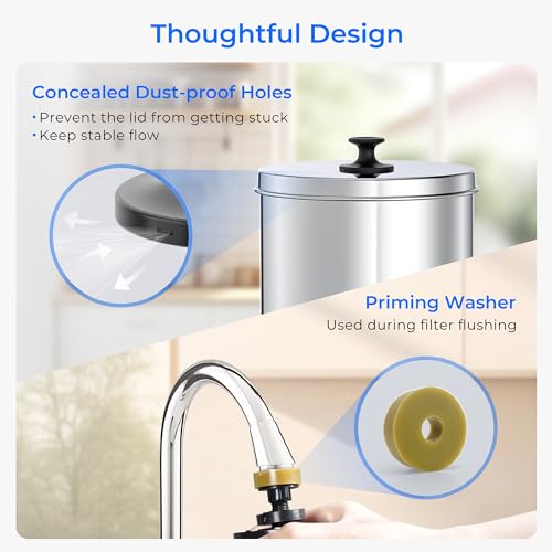 TK-AB-FS Gravity Water Filter System, with Silver Ions Filtration