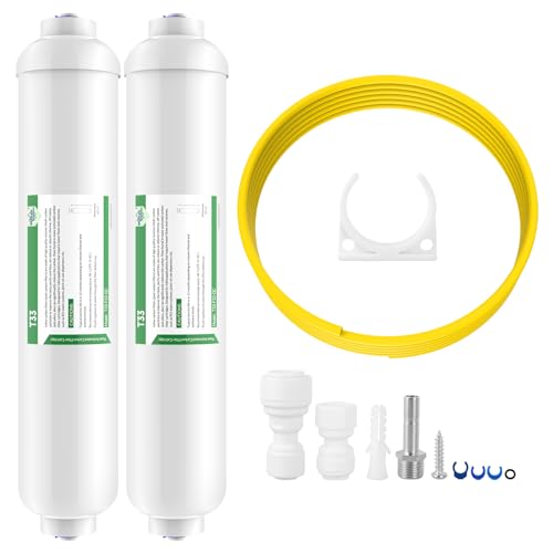 Inline Water Filter Kit for Refrigerator and Ice Maker (2 Count)