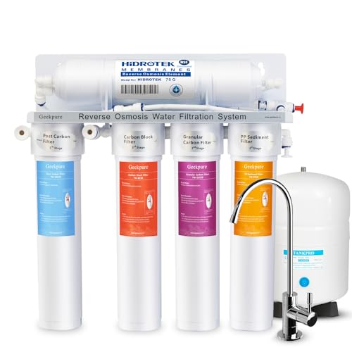 5 Stage Reverse Osmosis Drinking Water Filtration System w
