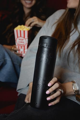 Halloween Water Bottle with Straw