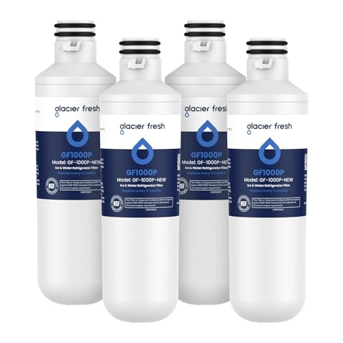Water Filter LT1000PC Replacement for LG Refrigerator (4 Count)