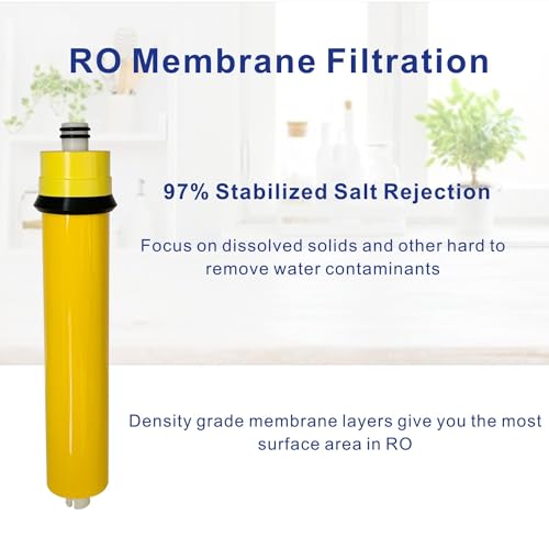 50GPD Membrane Element Compatible With Watts Premier WP560018 RO Water Filter Membrane Replacement
