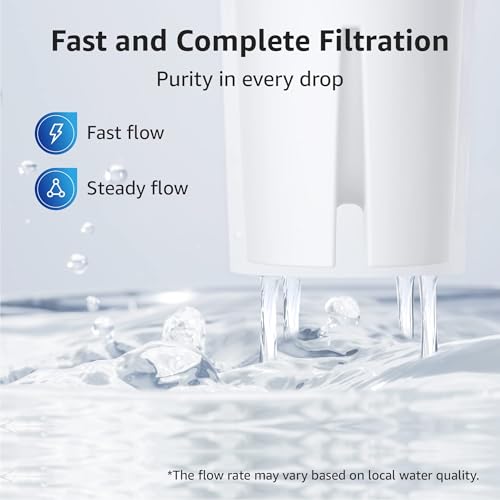 Pitcher Water Filter Replacement for Brita® Filters (8 Count)