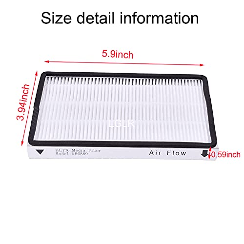 4 Pack Vacuum Cleaner HEPA Filter for Sears Kenmore EF (5 Count)