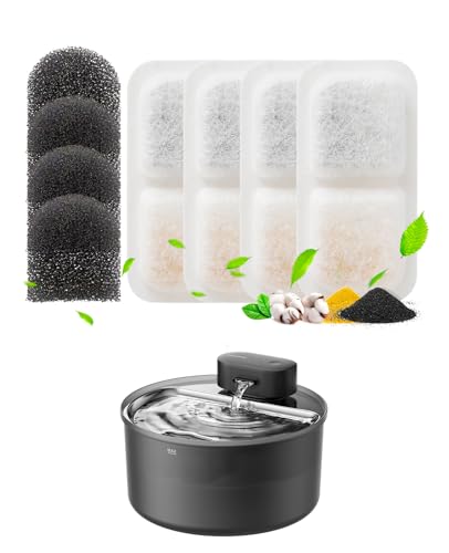 4PCS Replacement Filters for 2.2L 3.2L Wireless Cat Fountain