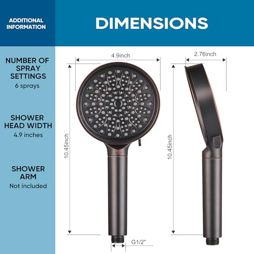 Filtered Shower Head with Handheld
