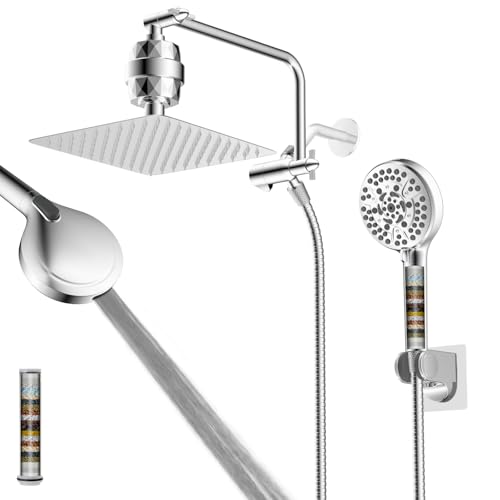 10" Metal Filtered Shower Head with 10