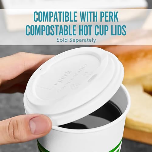 Eco 12 Oz Compostable Paper Hot Cups (500 Count)