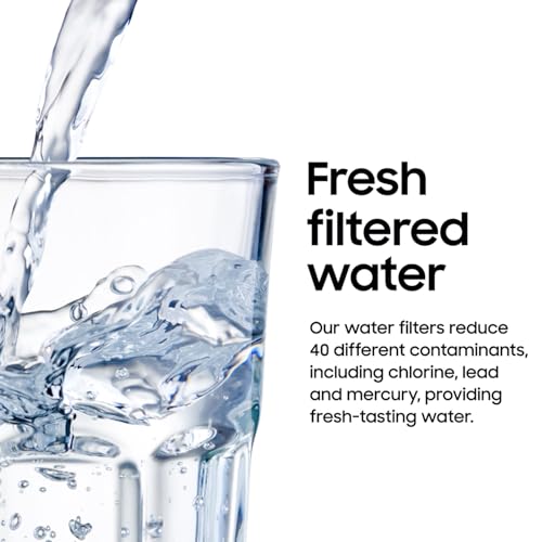 HAF-QIN-2P/EXP Genuine Refrigerator Water Filter, Reduces 99% of Harmful Contaminants for Clean, Clear Drinking Water, 6-Month Life, Easy Install, Pack of 2 (2 Count)