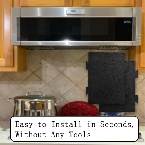 8 Pack Activated Charcoal Air Filters Compatible with Whirlpool Over