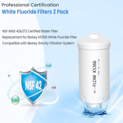 Fluoride and Arsenic Filter NSF (1000 Count)