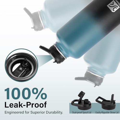 Insulated Water Bottle with Portable Carrier Bag for Outdoor 87 oz