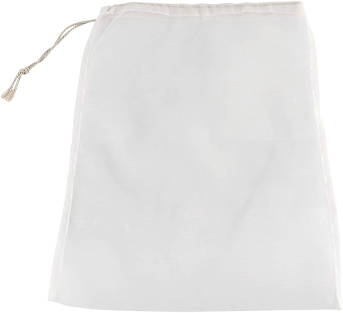 Yosoo 100 Mesh Wine Filter Bag, Reuseable Home Brew Beer Making, Used in Fermentation, Jam and Jam Making, Kefir and Wine Making(28x45cm)