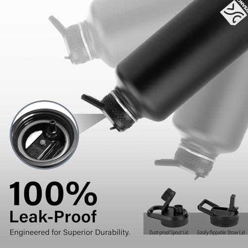 Insulated Water Bottle with Portable Carrier Bag for Outdoor 87 oz