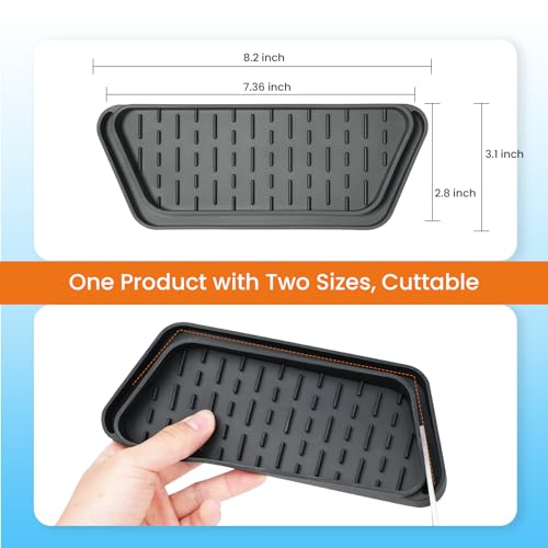 Non slip Cuttable fridge water Dispenser Drip Tray