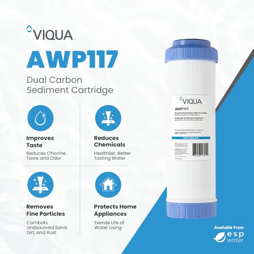 AWP117 Dual Sediment Carbon Filter 5