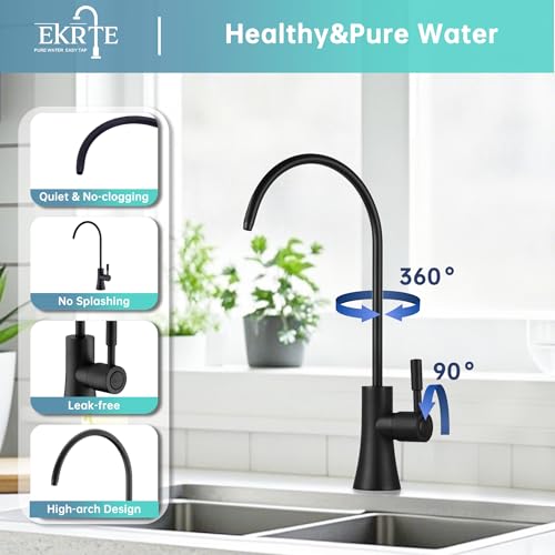 Matte Black Drinking Water Faucet for Kitchen Sink