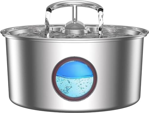 Cat Water Fountain Stainless Steel (108 Fl Oz)