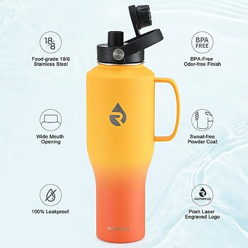 40 oz Insulated Water Bottle with Handle