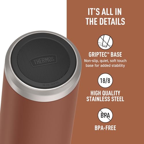 ICON SERIES Stainless Steel Water Bottle with Screw Top Lid