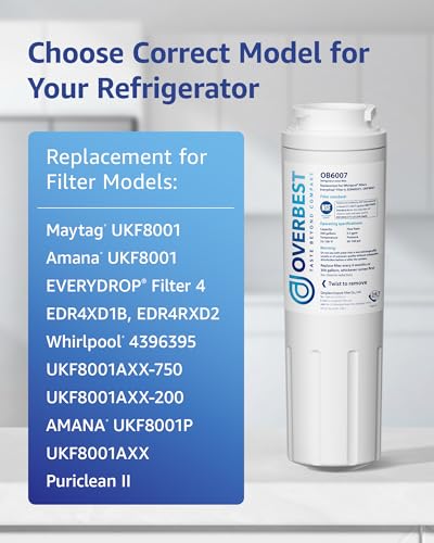 UKF8001 Replacement for Every Drop Refrigerator Filter 4 (2 Count)