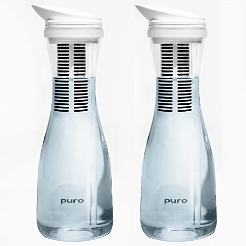Puro Glass Water Filter Pitcher (2 Count)