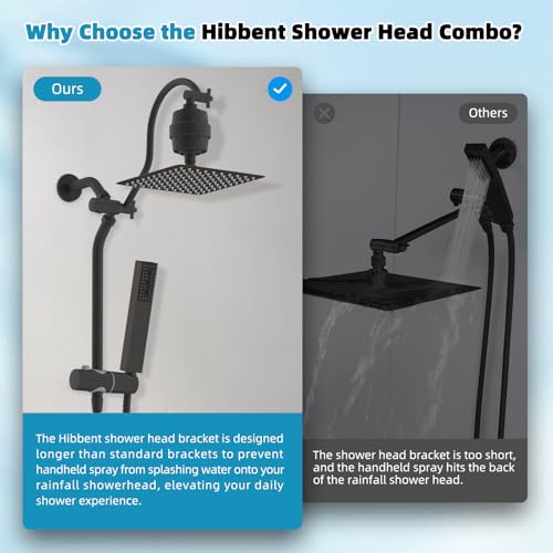 10'' Filtered Shower Head with 4