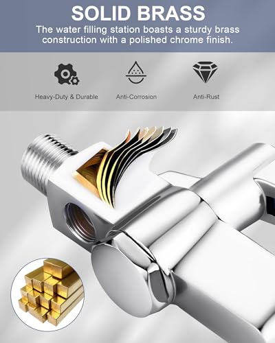 Wall Mount Glass Filler Faucet