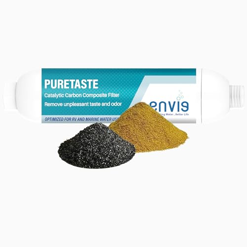 Puretaste Catalytic Carbon KDF Inline RV Filter