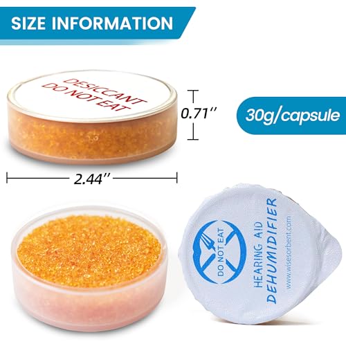 30 Gram 5 Packs Silica Gel Desiccant Canister