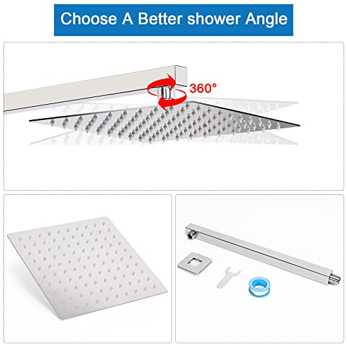 Shower Head with Extension Arm