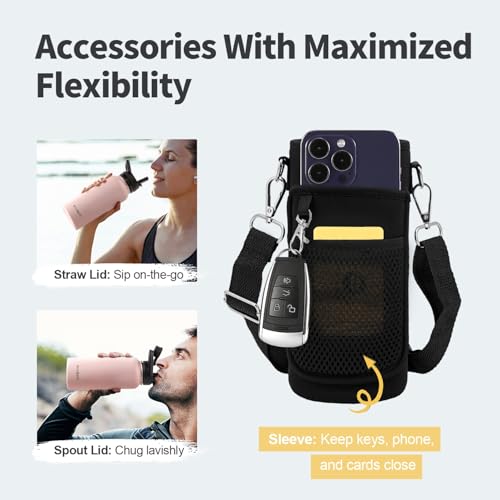 32 oz Insulated Water Bottle with Straw