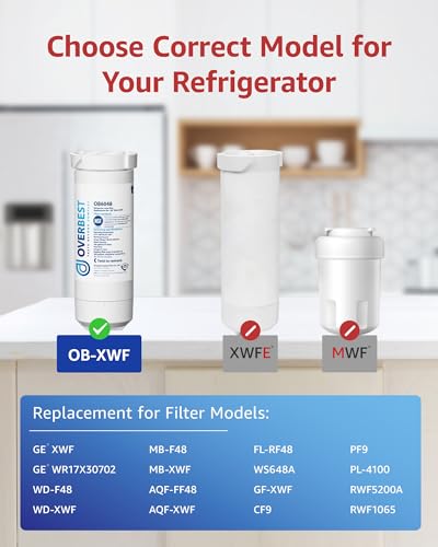 XWF Water Filter Replacement for GE® WR17X30702 (3 Count)