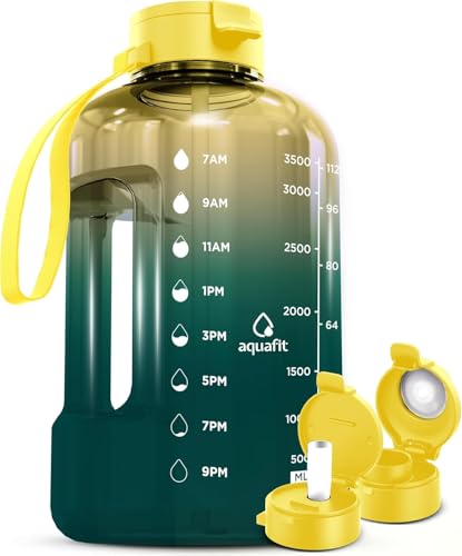 1 Gallon Water Bottle with Time Marker