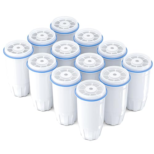 Upgraded Water Filter Replacement Fit for Zero Pitcher and Dispenser ZR (12 Count)