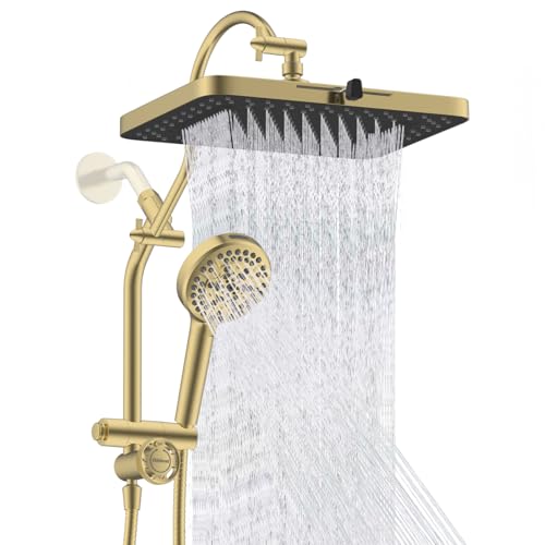 cUPC Certified High Pressue 13'' Rainfall Shower Head with 5