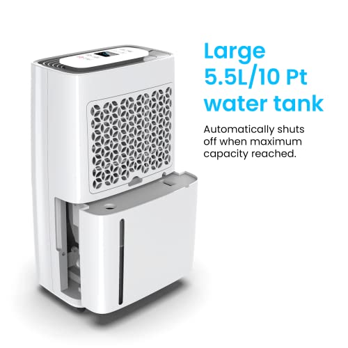 50 Pint Dehumidifier for Basement Bedroom and Bathroom