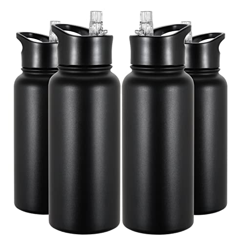 32 oz Insulated Water Bottle Bulk 4 Pack (4 Count)