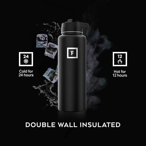 Camping & Hiking Hydration Flask with Straw