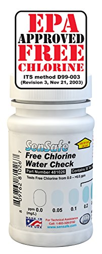 SenSafe 481026 Free Chlorine Test Strip